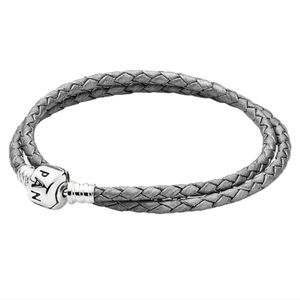 Pandora Moments Braided Leather Bracelet